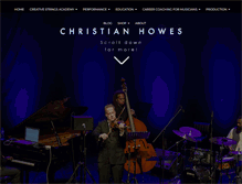 Tablet Screenshot of christianhowes.com